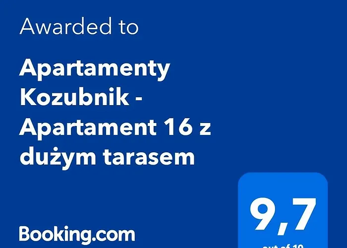 Apartamenty Kozubnik - Apartament 16 Z Duzym Tarasem